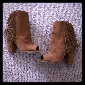 Dolce Vita Fringe Suede Bootie